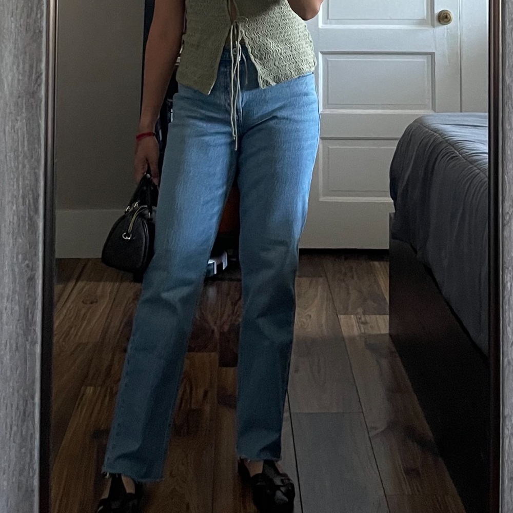 Abercrombie & Fitch 90s straight mid rise